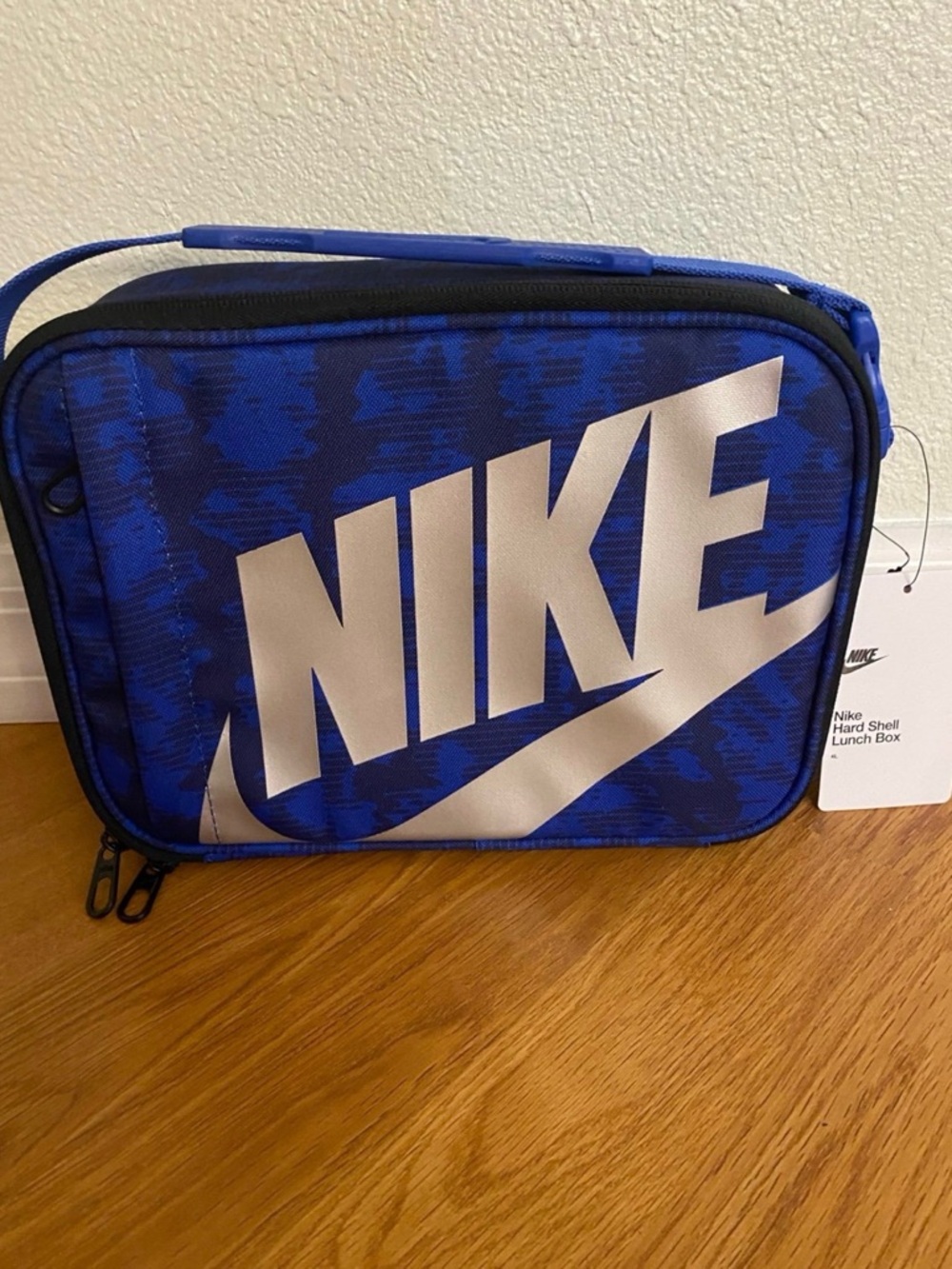 Nike Royal Blue & Silver Hard Shell Lunch Box